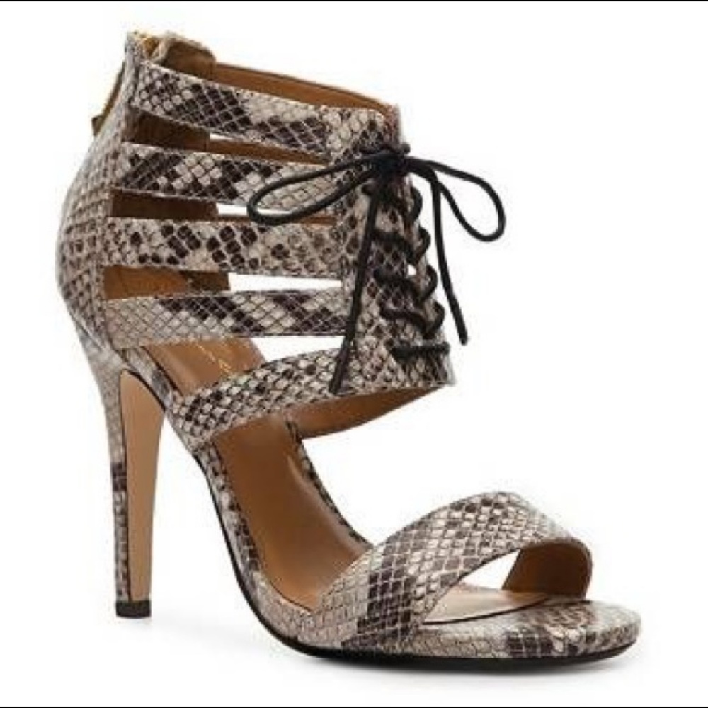 SALES! Snake Print Pumps Size 8.5 - Picture 1 of 7